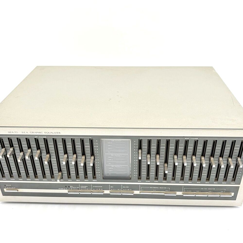 JVC SEA-70 S.E.A. Graphic Equalizer Vintage Stereo EQ Made in Japan